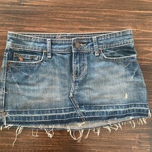 Abercrombie mini denim skirt. Size 0.